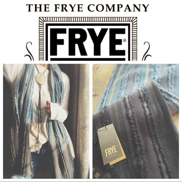 Frye Accessories - Frye Multicolor Striped Scarf